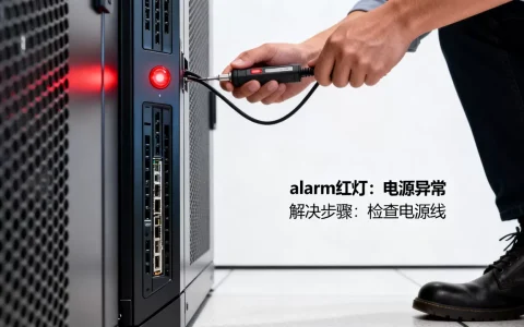 服务器alarm红灯是什么意思，服务器报警红灯如何解决？
