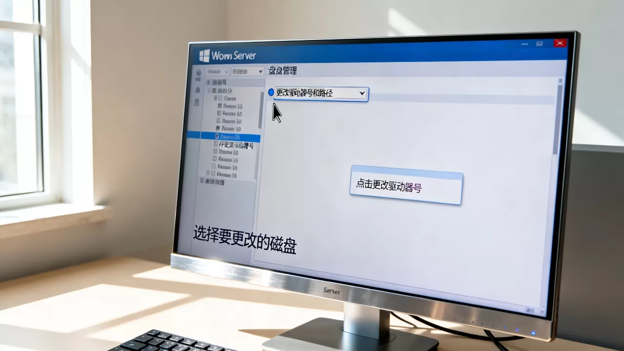 服务器盘符怎么改?Windows Server如何更改磁盘驱动器号? 服务器盘符怎么改?Windows Server如何更改磁盘驱动器号?