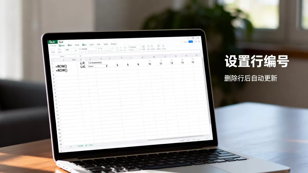 Excel怎么快速设置行编号，删除行后序号怎么自动更新？