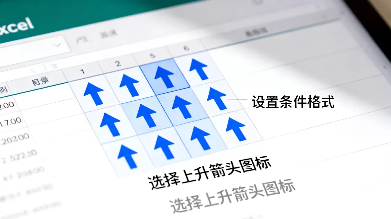 Excel怎么设置上升箭头,Excel单元格怎么显示上涨箭头? Excel怎么设置上升箭头,Excel单元格怎么显示上涨箭头?