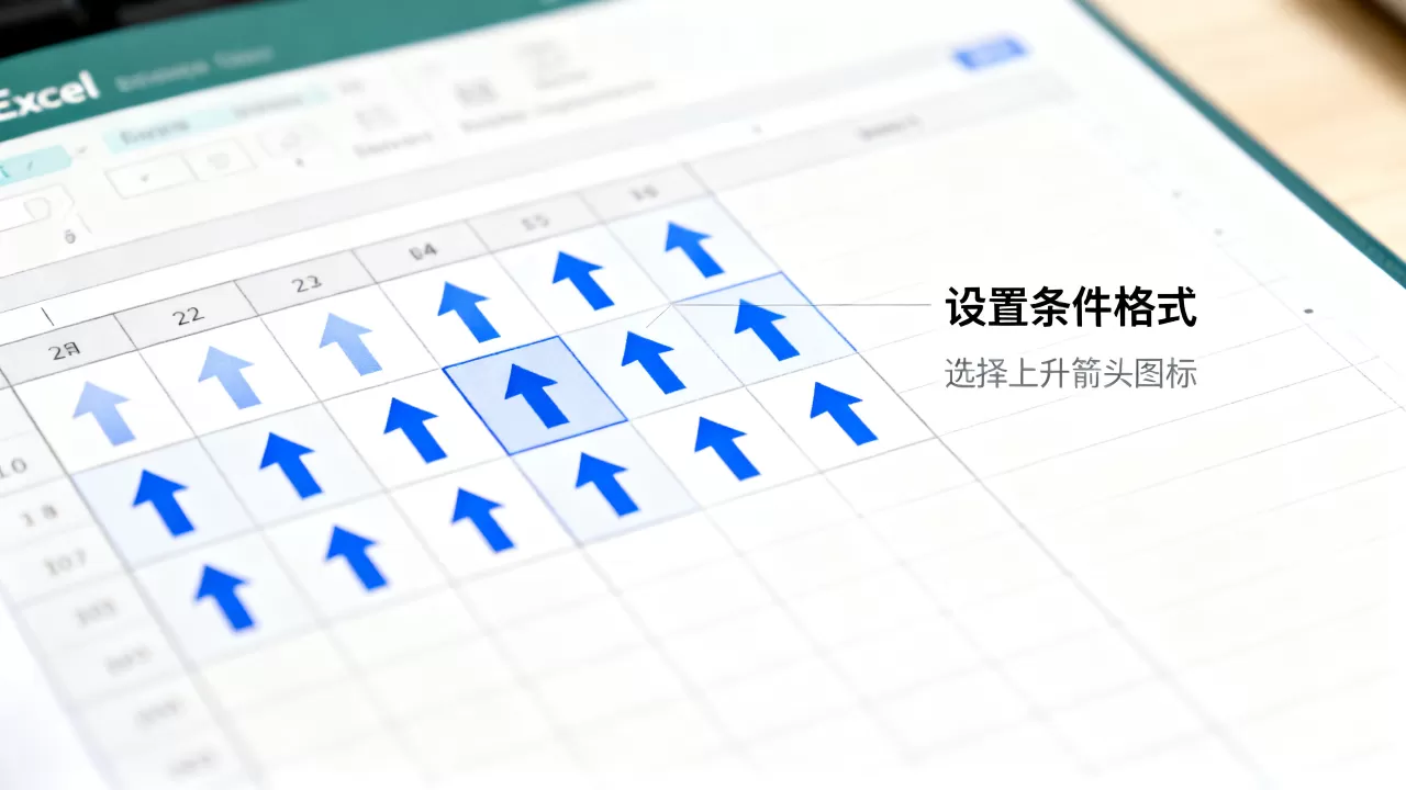 Excel怎么设置上升箭头,Excel单元格怎么显示上涨箭头? Excel怎么设置上升箭头,Excel单元格怎么显示上涨箭头?