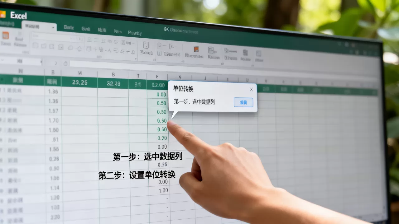 Excel怎么修改数据单位,Excel表格数值单位如何批量转换? Excel怎么修改数据单位,Excel表格数值单位如何批量转换?
