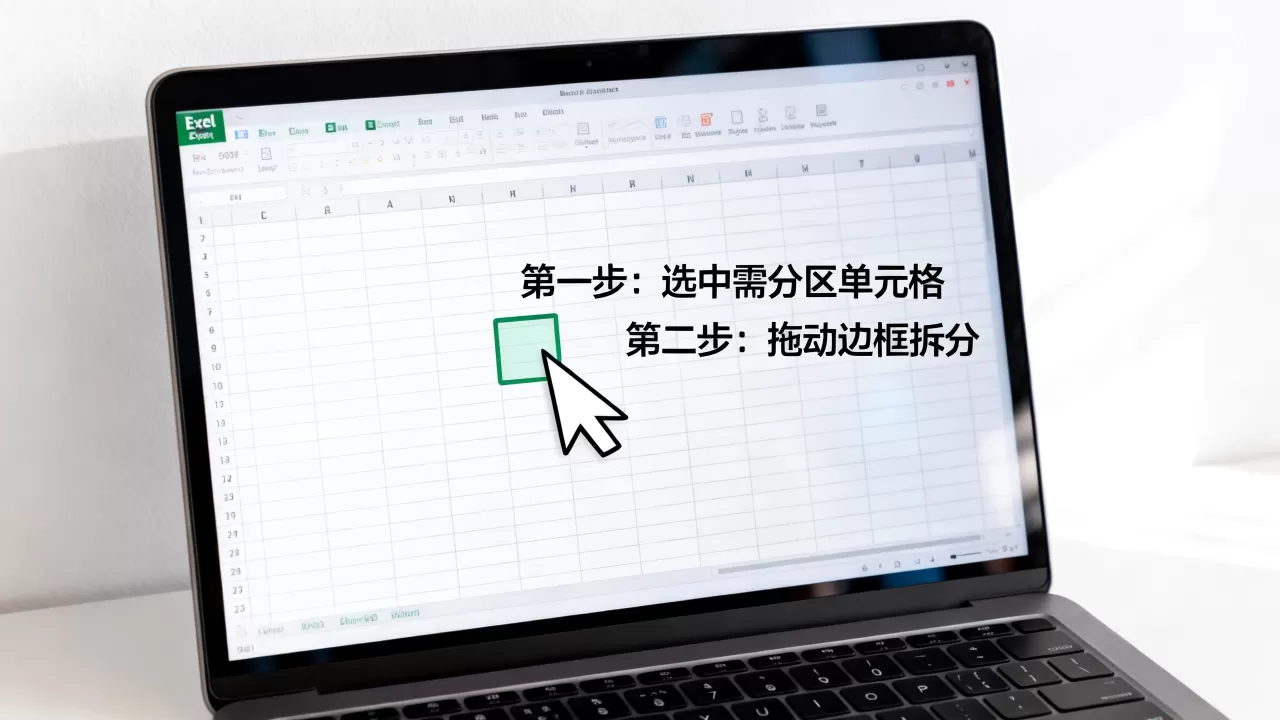 Excel表格如何快速分区,Excel怎么将一个单元格分成两半? Excel表格如何快速分区,Excel怎么将一个单元格分成两半?
