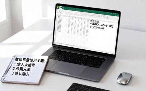 Excel数组常量怎么使用？Excel数组公式怎么写？