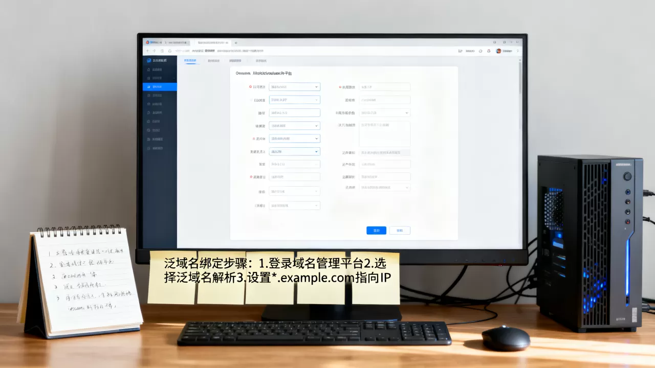 泛域名绑定怎么操作，泛域名解析怎么设置才正确？