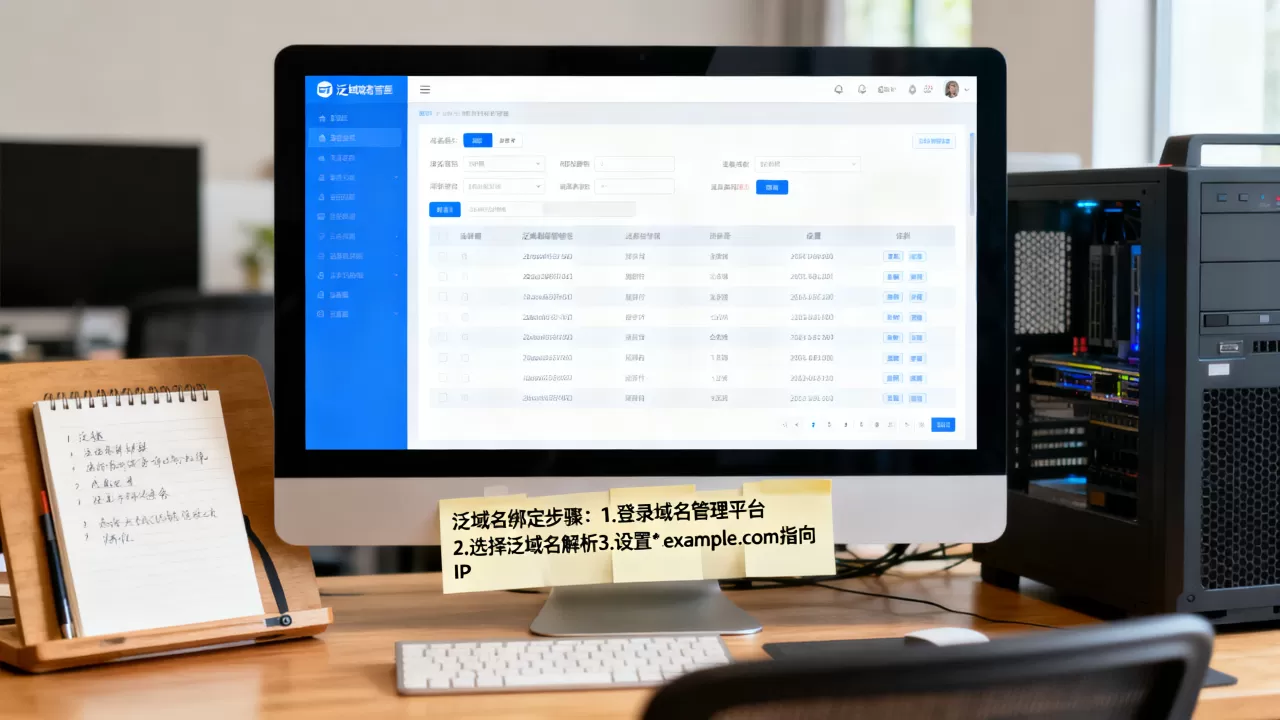 泛域名绑定怎么操作，泛域名解析怎么设置才正确？