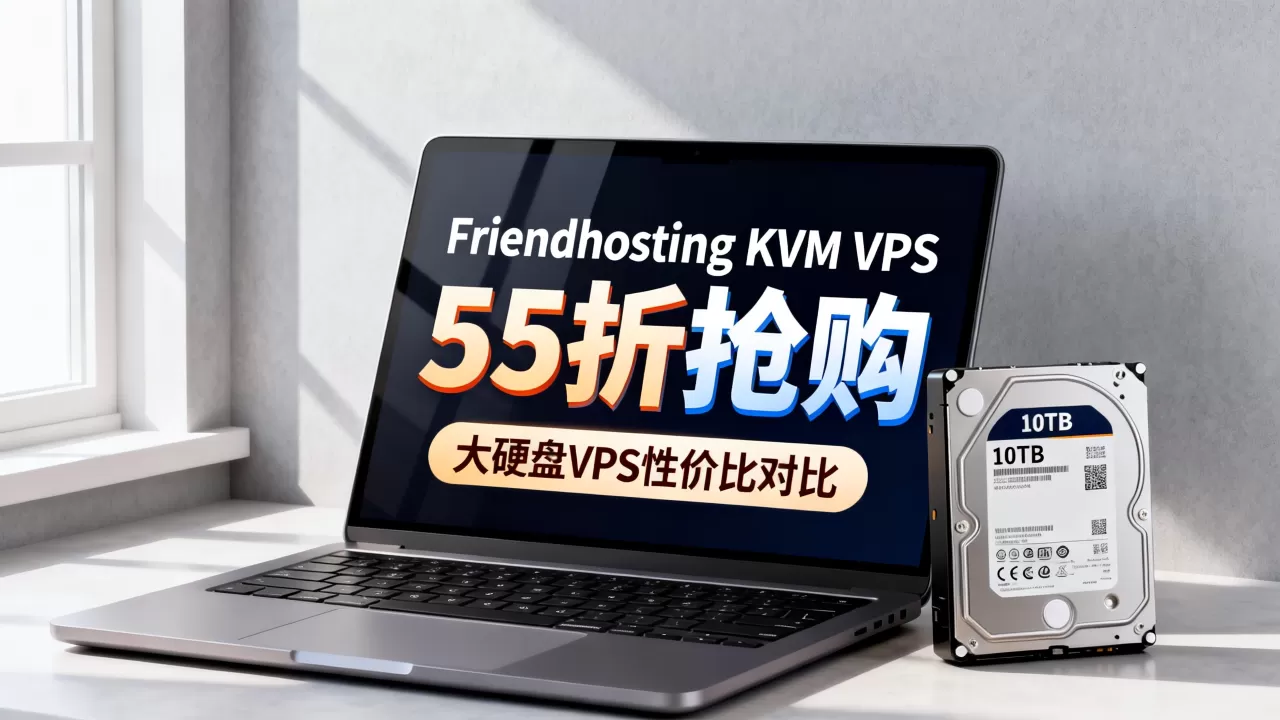 Friendhosting KVM VPS 55折怎么抢,哪个大硬盘VPS性价比最高? Friendhosting KVM VPS 55折怎么抢,哪个大硬盘VPS性价比最高?