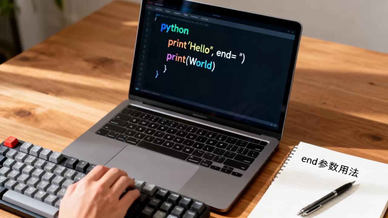 Python中end=怎么用,print输出不换行怎么写? Python中end=怎么用,print输出不换行怎么写?