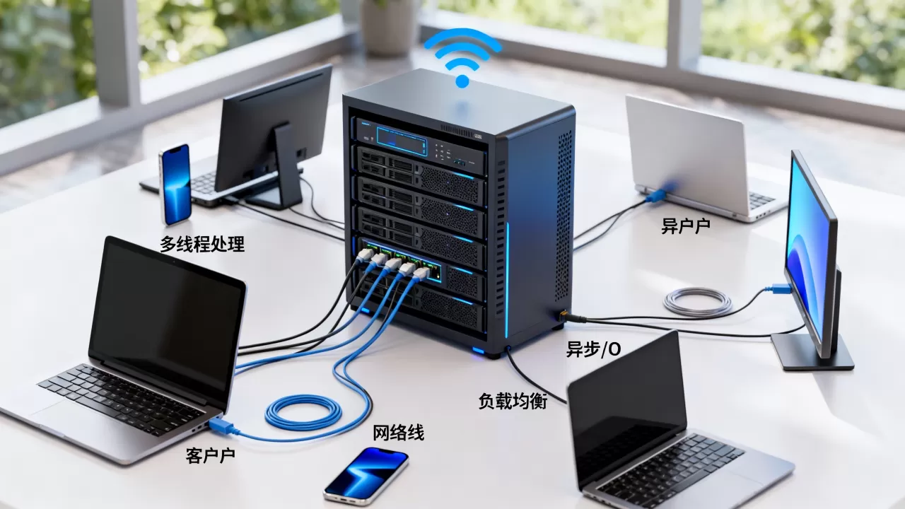 服务器怎么实现连接多个客户端?,有哪些方法? 服务器怎么实现连接多个客户端?,有哪些方法?