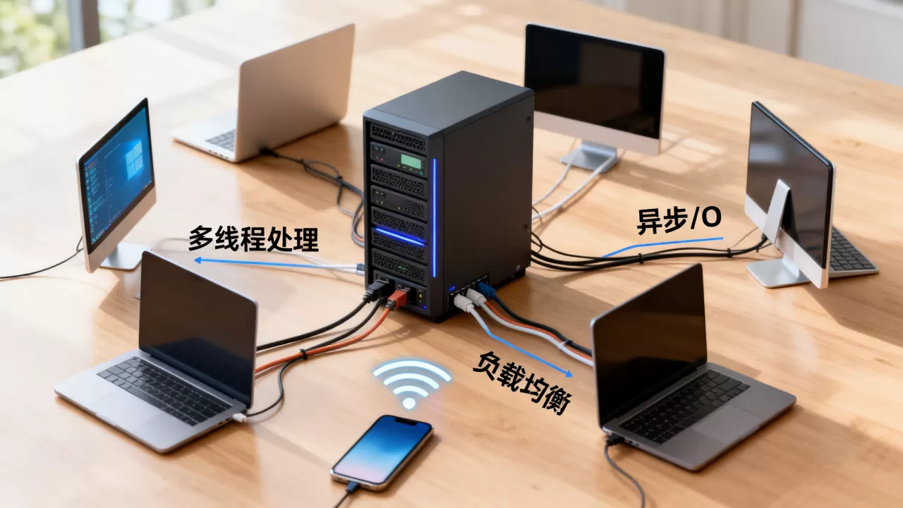 服务器怎么实现连接多个客户端?,有哪些方法? 服务器怎么实现连接多个客户端?,有哪些方法?