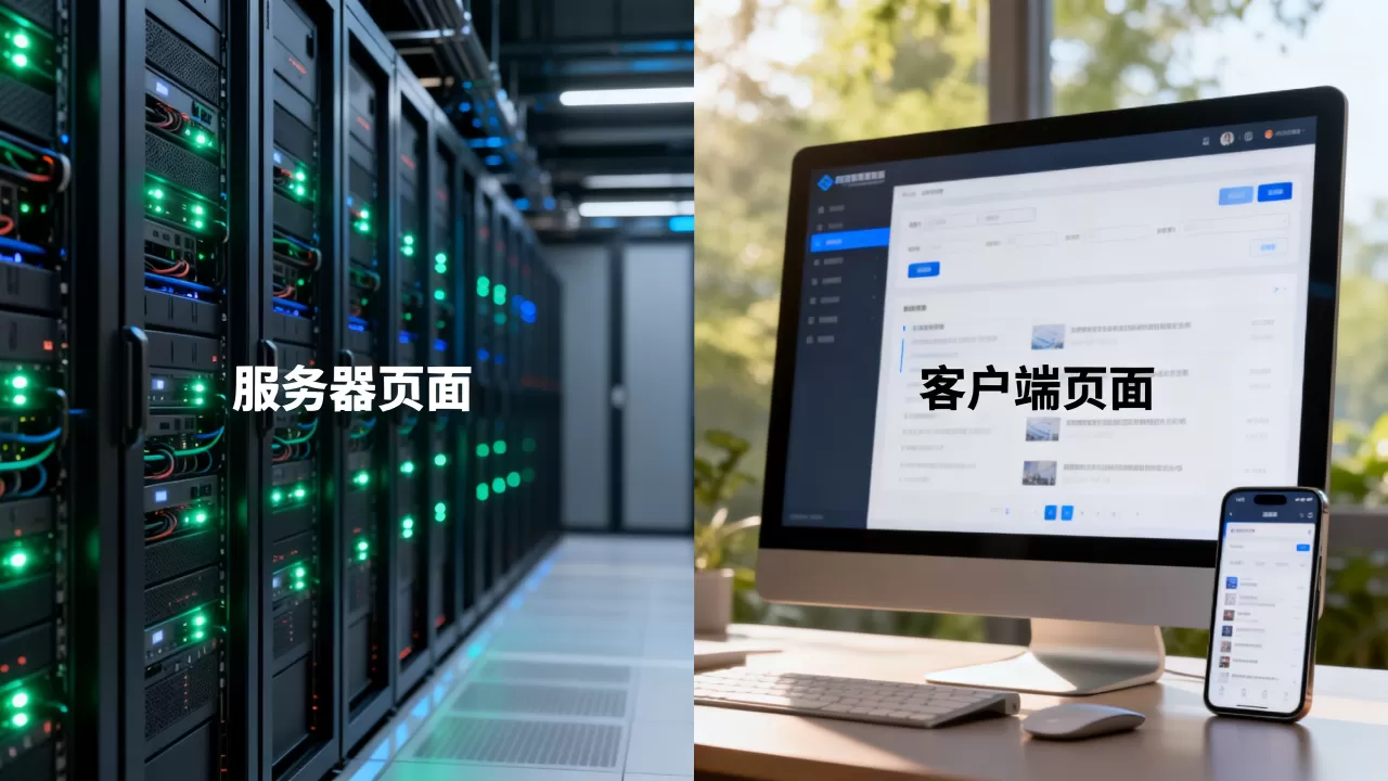 服务器页面和客户端页面有什么区别,怎么选? 服务器页面和客户端页面有什么区别,怎么选?