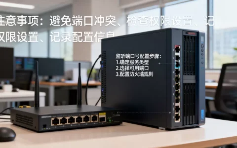 服务器与客户端的监听端口号怎么配置？，有哪些注意事项