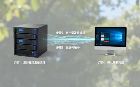 如何高效地将服务器文件发送到客户端？，有哪些步骤
