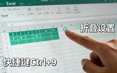 Excel表格折叠怎么设置？，有哪些快捷键