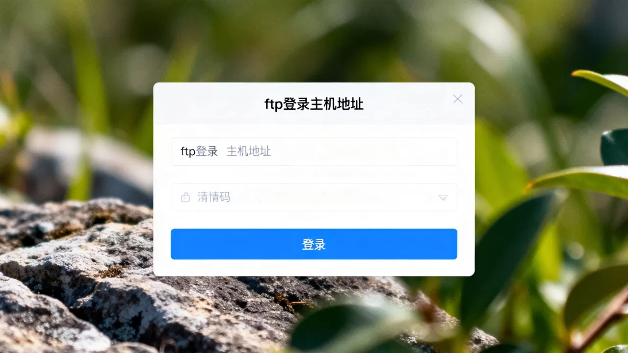 ftp登录主机地址 ftp登录主机地址