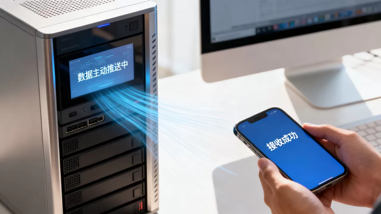 服务器可以主动告诉客户端数据么，如何实现？