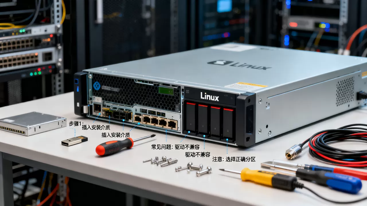 如何在服务器上安装linux,有哪些常见问题 如何在服务器上安装linux,有哪些常见问题