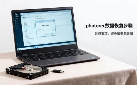 linux怎么用photorec恢复数据，有哪些注意事项