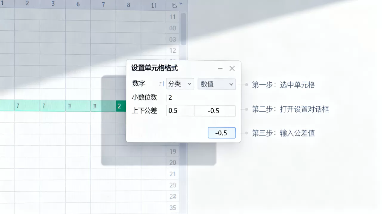 Excel上下公差怎么设置?操作步骤是什么 Excel上下公差怎么设置?操作步骤是什么