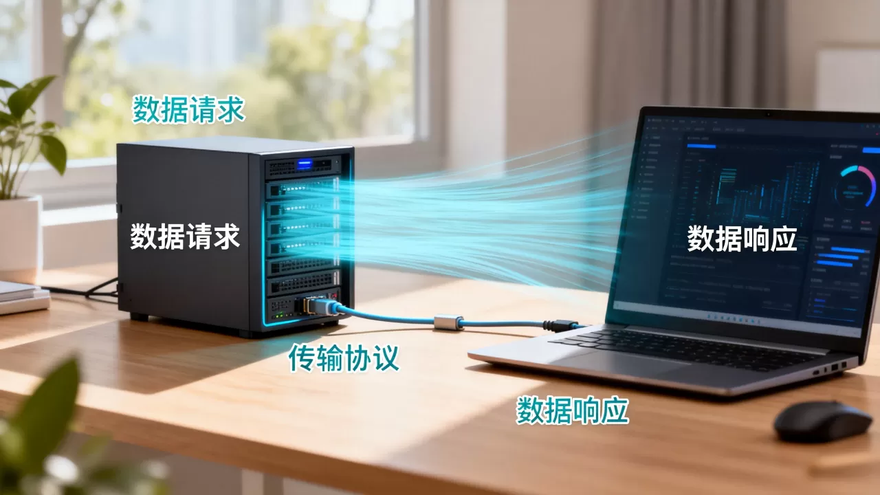 服务器是怎样将数据传给客户端的，原理是什么？
