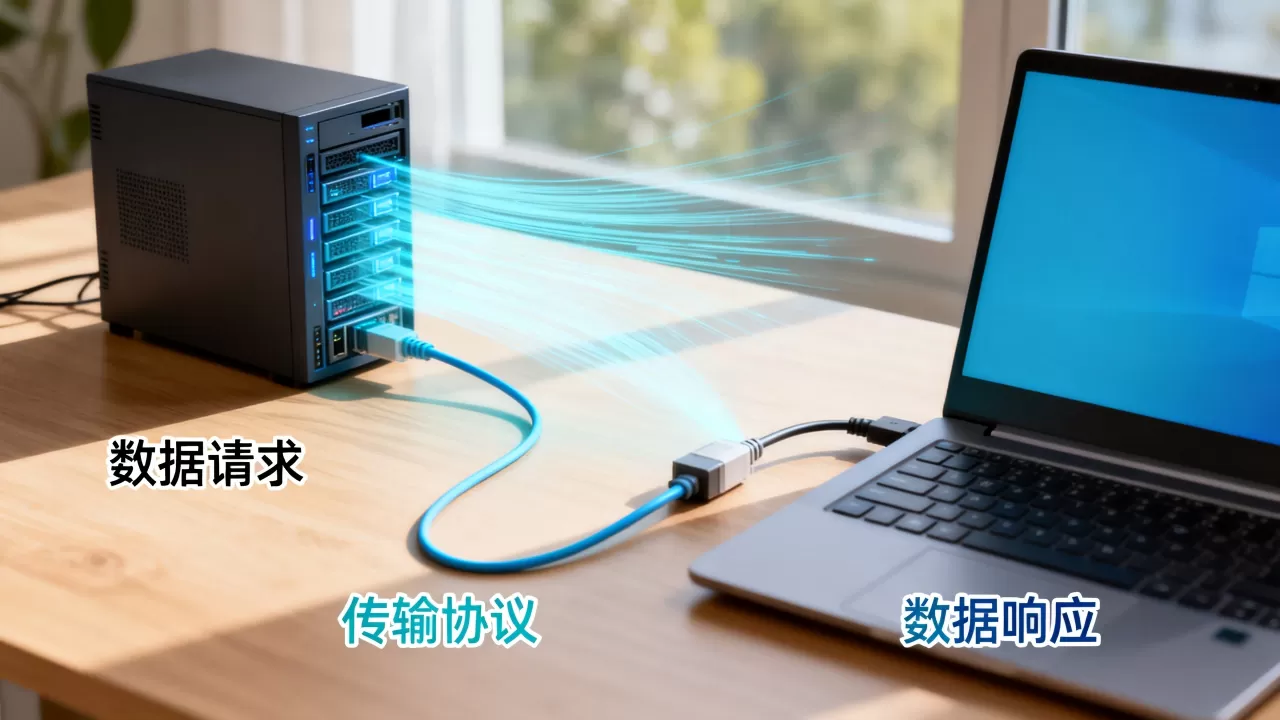 服务器是怎样将数据传给客户端的，原理是什么？