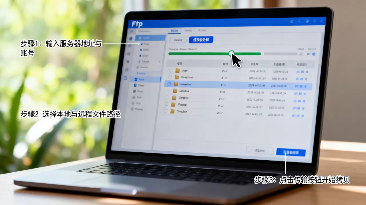 ftp服务器内文件拷贝步骤是什么?,怎么操作? ftp服务器内文件拷贝步骤是什么?,怎么操作?