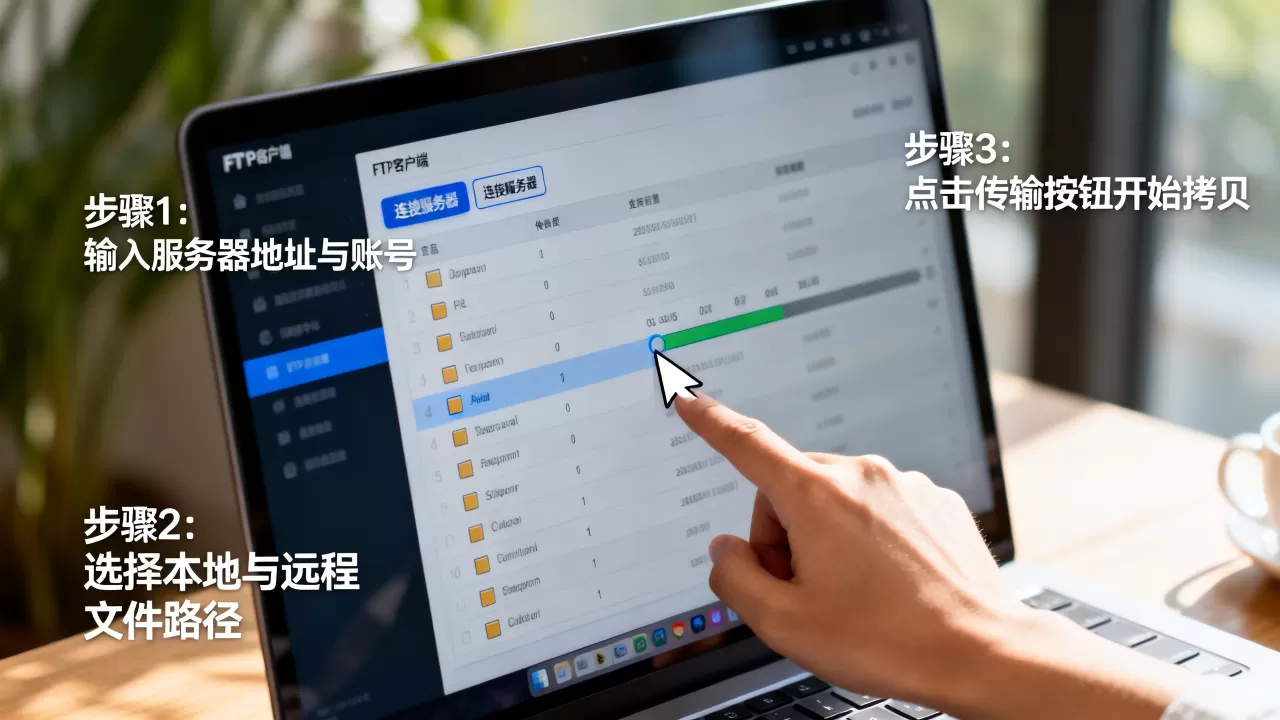 ftp服务器内文件拷贝步骤是什么?,怎么操作? ftp服务器内文件拷贝步骤是什么?,怎么操作?