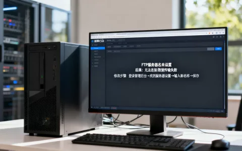 FTP服务器名忘记设置有什么后果？，怎么修改