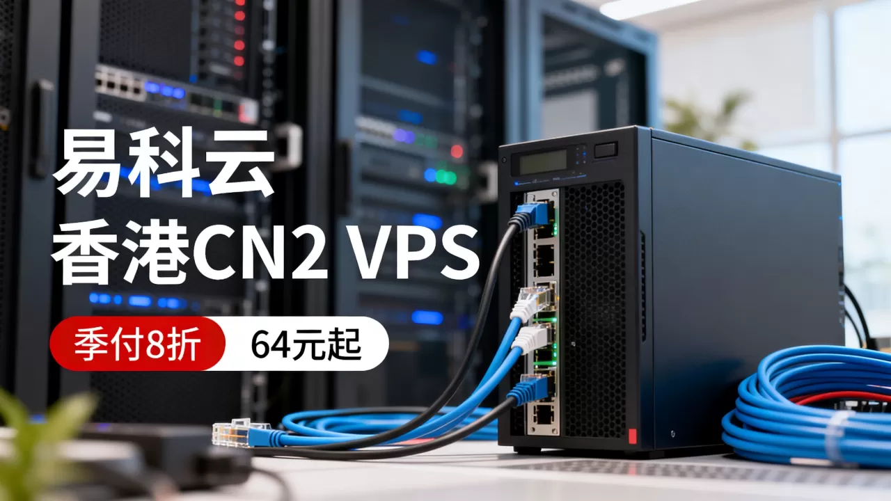 易科云香港CN2VPS季付8折64元起值得买吗?,哪家好? 易科云香港CN2VPS季付8折64元起值得买吗?,哪家好?