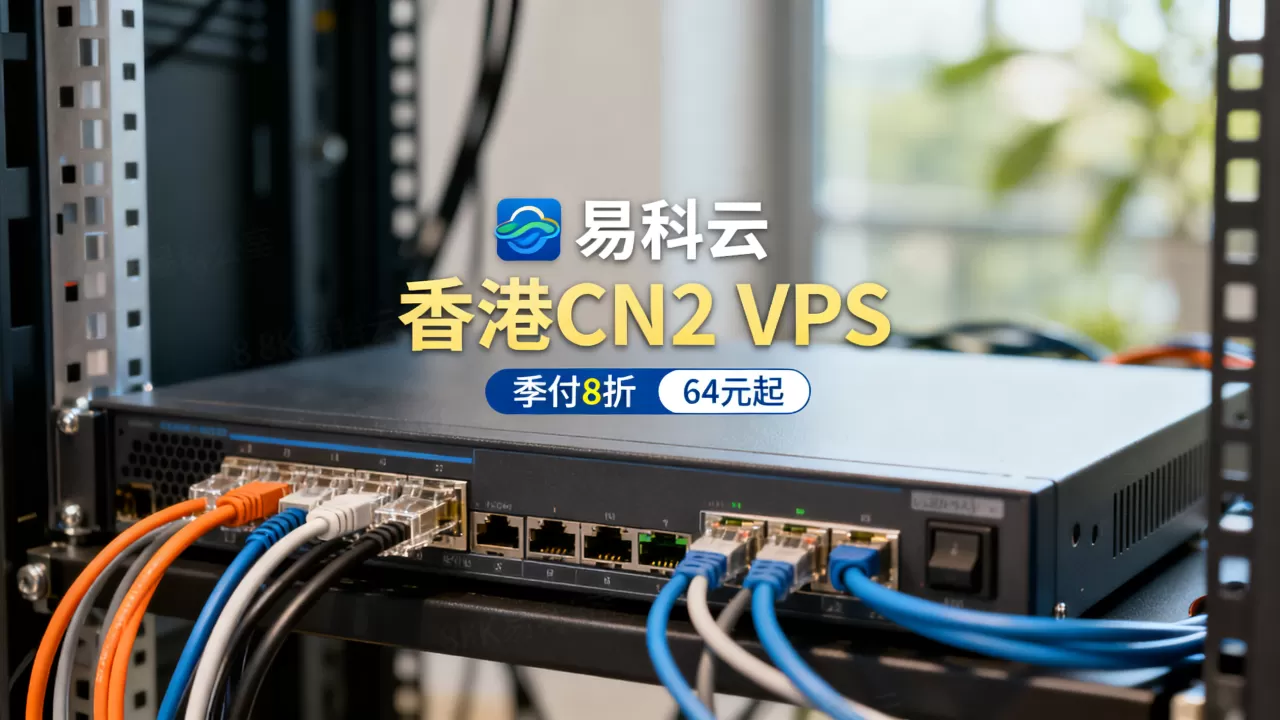 易科云香港CN2VPS季付8折64元起值得买吗?,哪家好? 易科云香港CN2VPS季付8折64元起值得买吗?,哪家好?