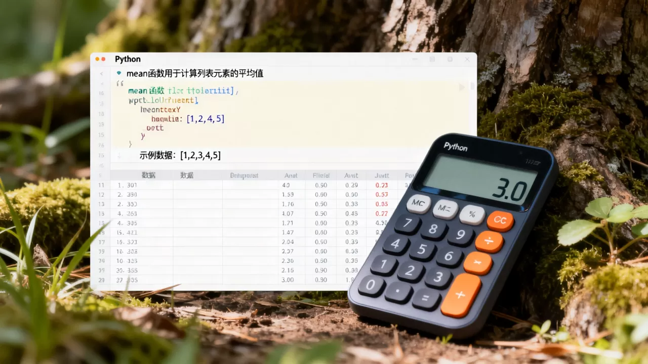 Python mean函数是什么?,怎么用? Python mean函数是什么?,怎么用?