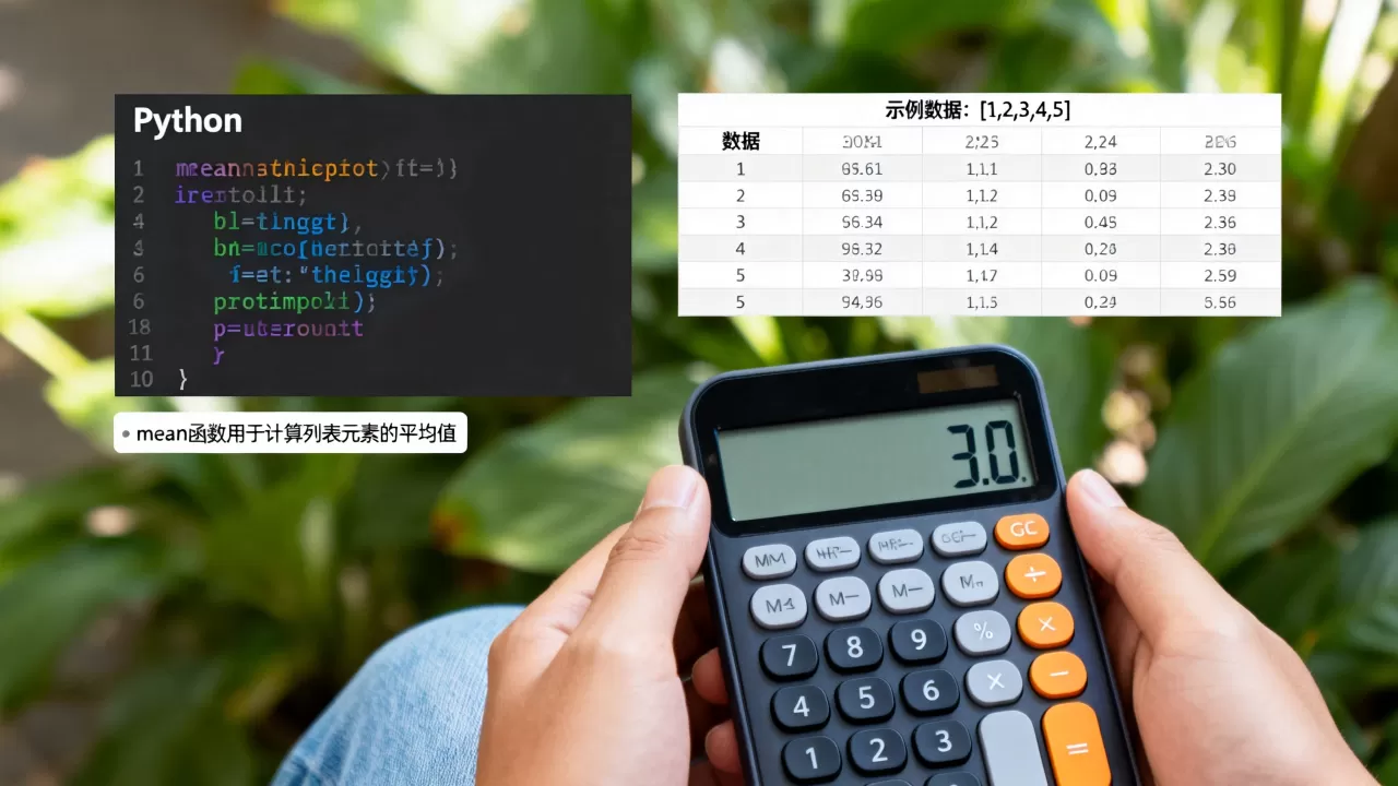 Python mean函数是什么?,怎么用? Python mean函数是什么?,怎么用?