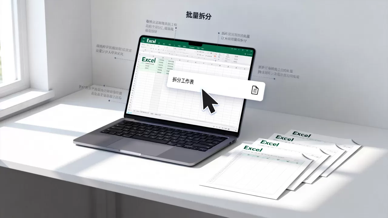 Excel中如何批量拆分工作表到独立文件,有哪些方法 Excel中如何批量拆分工作表到独立文件,有哪些方法