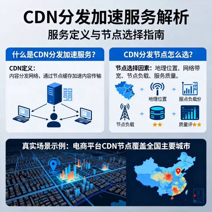 什么是CDN分发加速服务？，CDN分发节点怎么选？