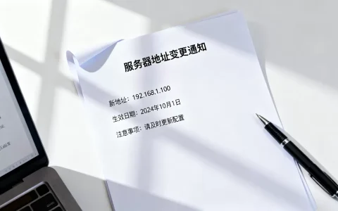 服务器地址变更通知有哪些内容，怎么写？