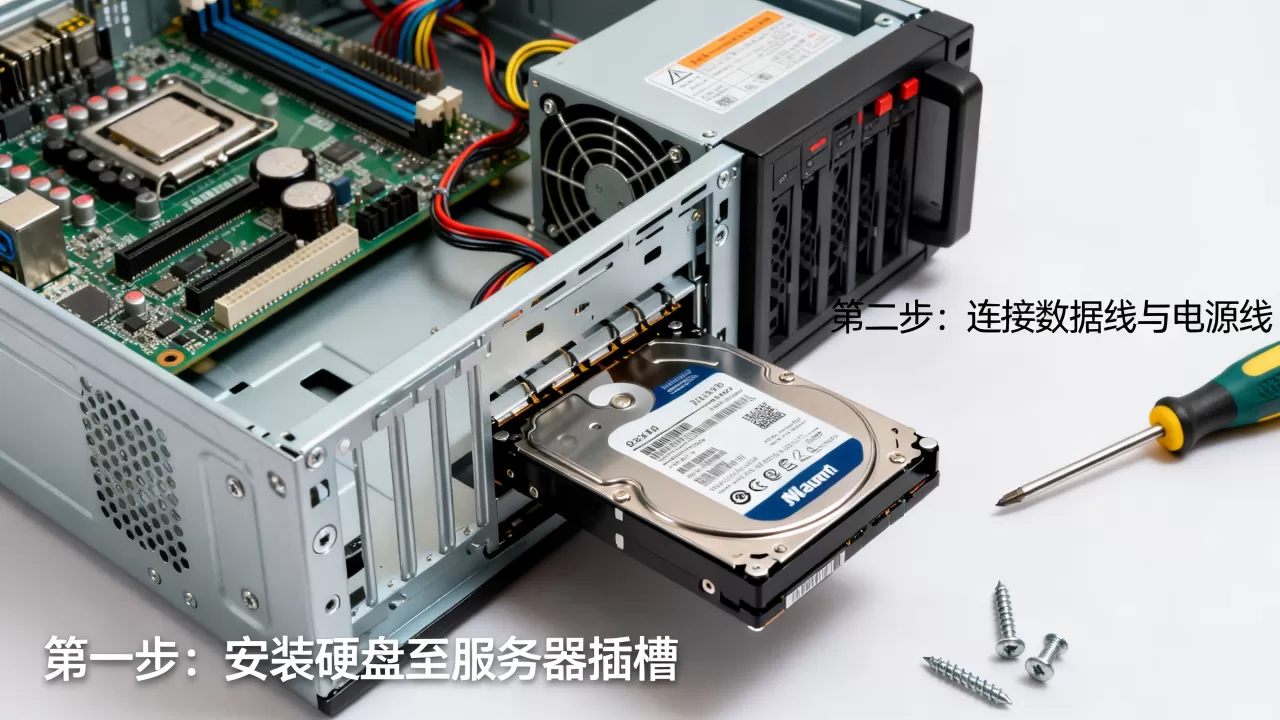 服务器新加一块硬盘后应该如何配置,怎么安装 服务器新加一块硬盘后应该如何配置,怎么安装