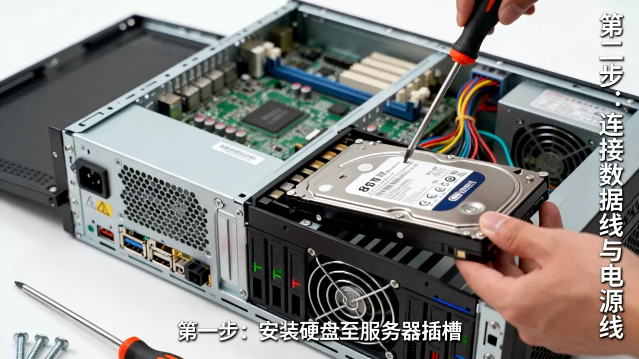 服务器新加一块硬盘后应该如何配置,怎么安装 服务器新加一块硬盘后应该如何配置,怎么安装
