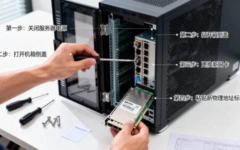 服务器怎么修改物理地址，具体步骤是什么？