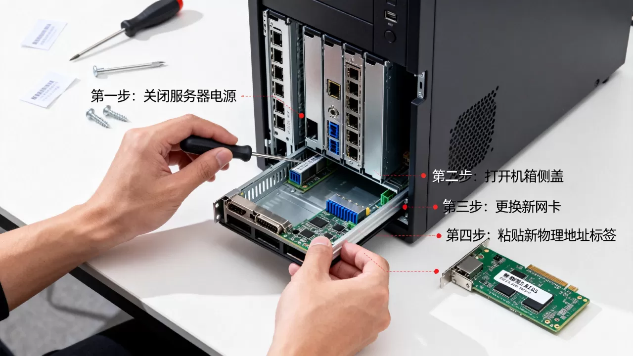 服务器怎么修改物理地址,具体步骤是什么? 服务器怎么修改物理地址,具体步骤是什么?