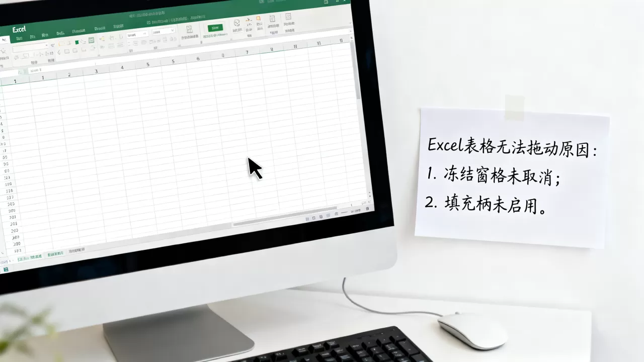 Excel表格无法拖动是什么原因?,怎么解决 Excel表格无法拖动是什么原因?,怎么解决