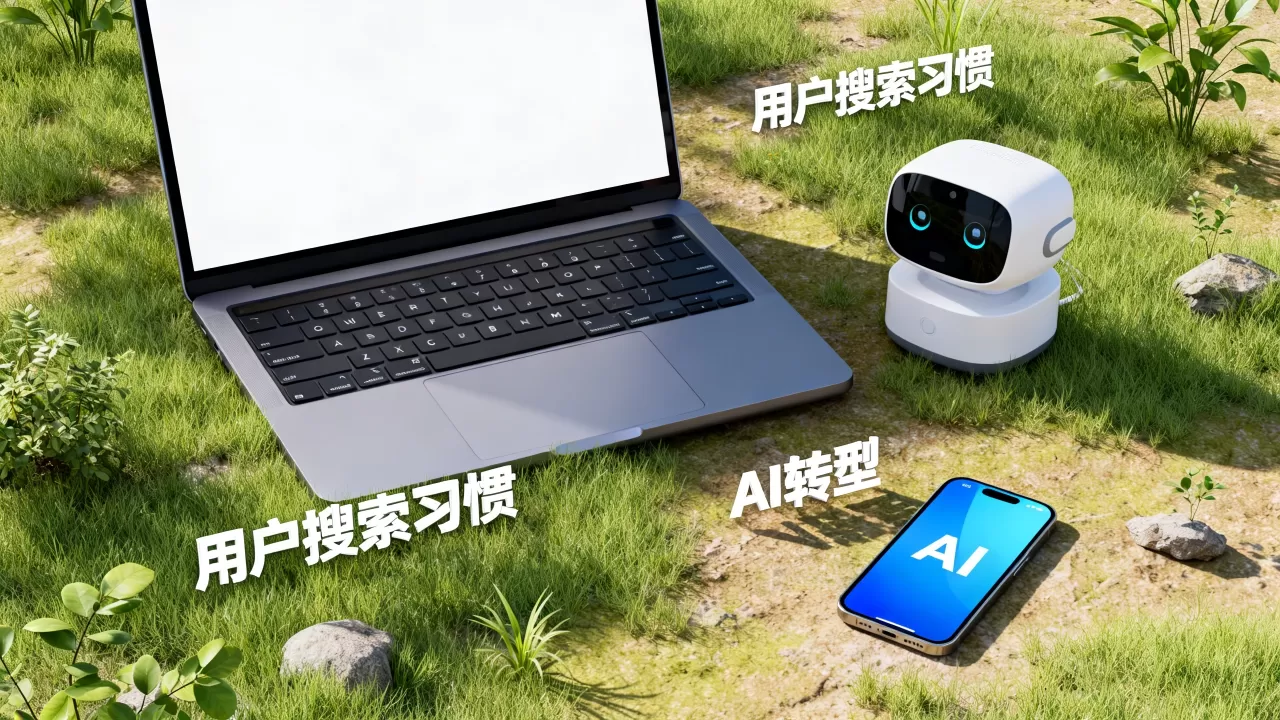 用户搜索习惯变了，从百度到人工智能我们怎么办？，怎么转型
