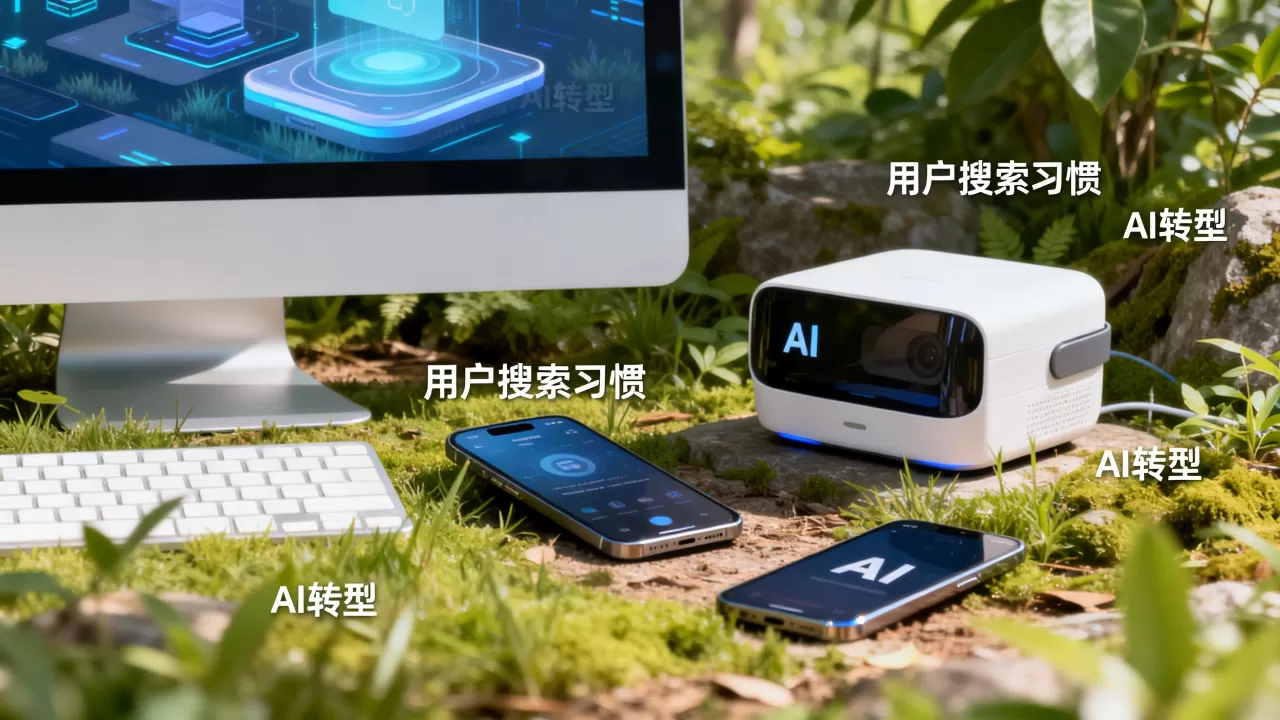 用户搜索习惯变了，从百度到人工智能我们怎么办？，怎么转型