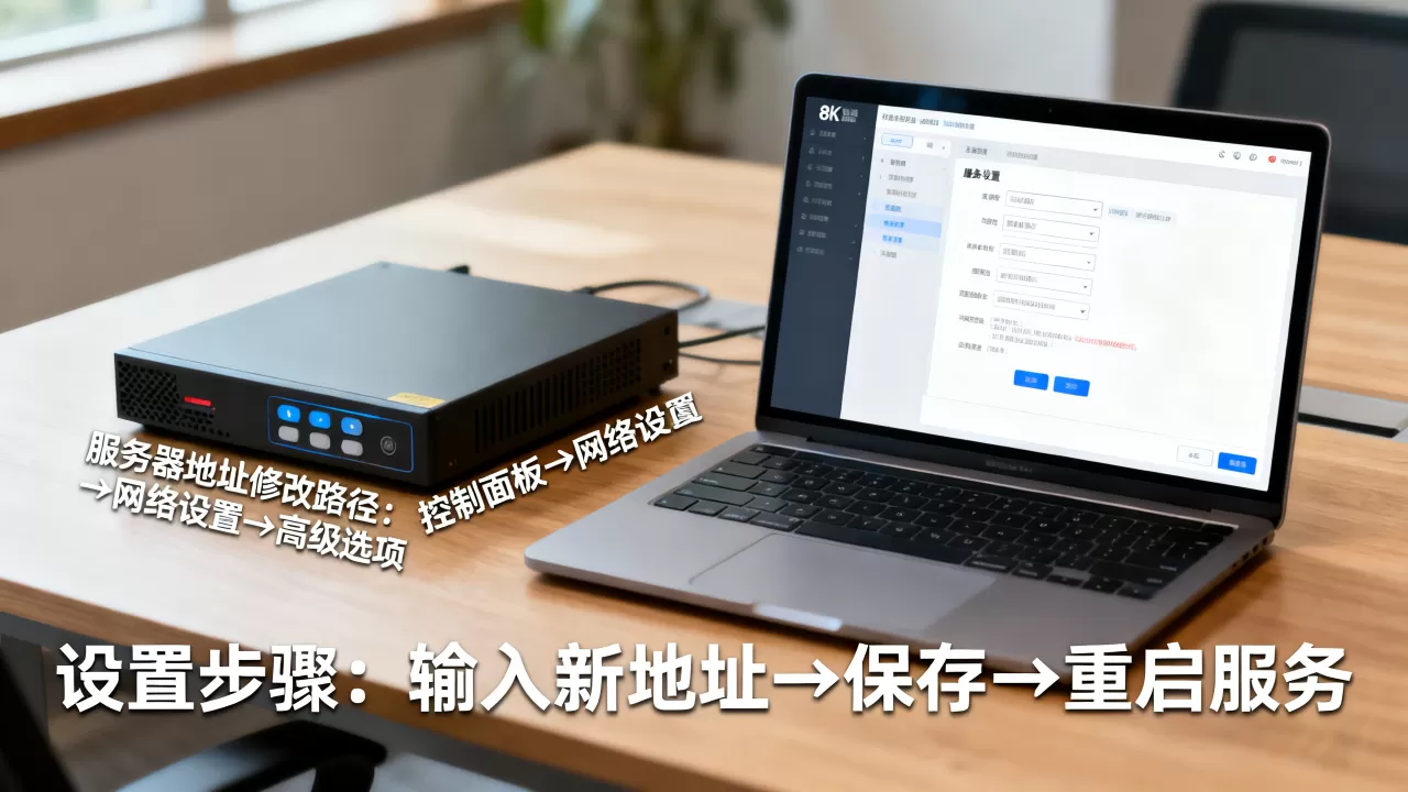 服务器地址到底应该去哪里正确修改，在哪里设置