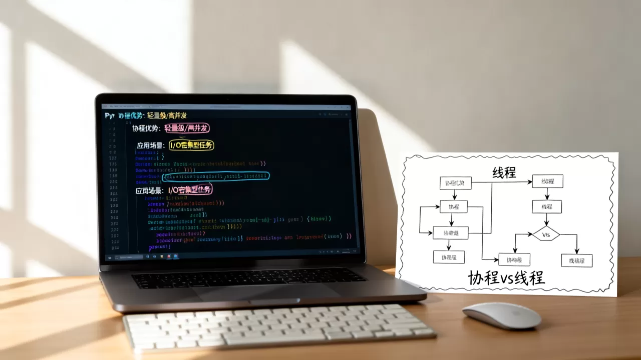 Python协程相比线程有哪些优势，主要应用场景有哪些