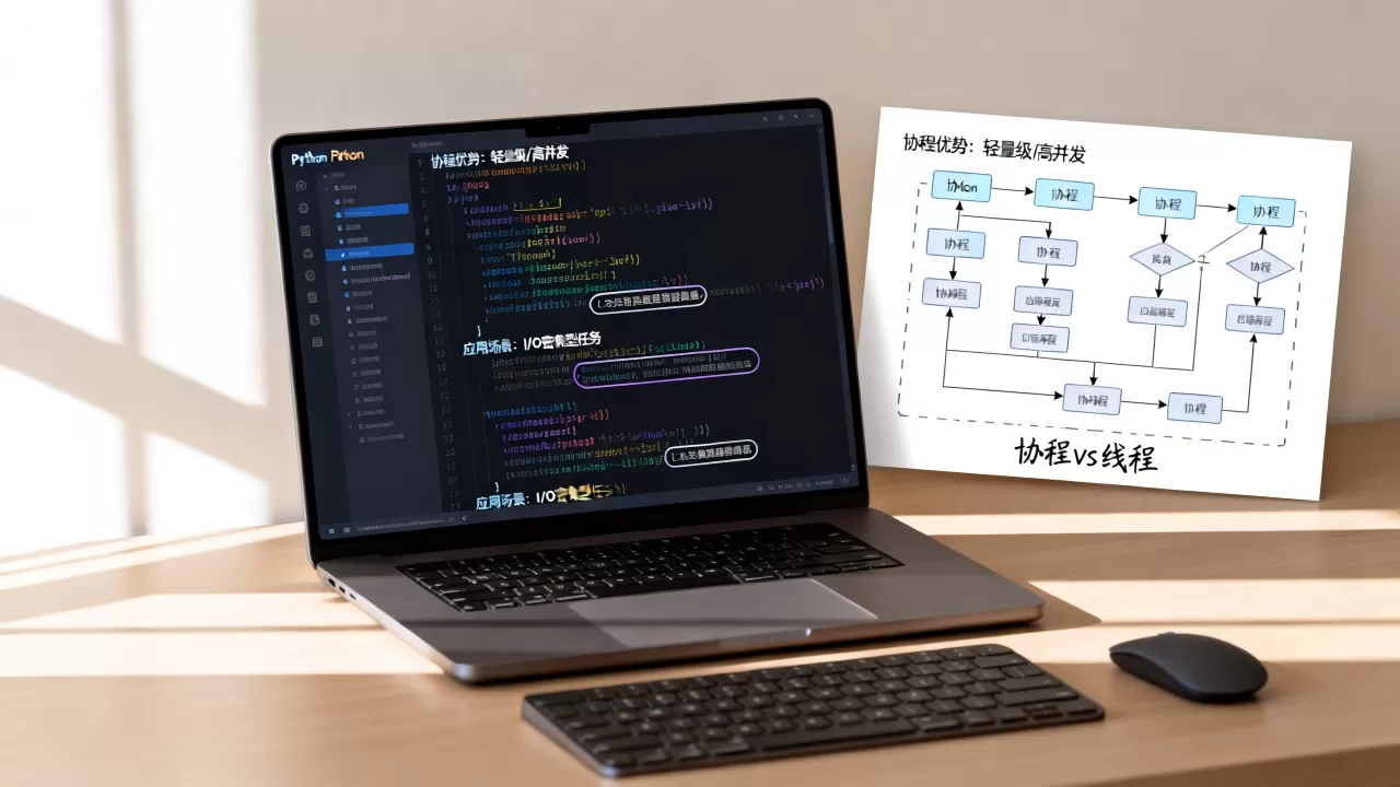 Python协程相比线程有哪些优势，主要应用场景有哪些