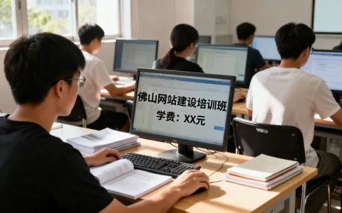 佛山网站建设培训班哪家好？学费多少钱？