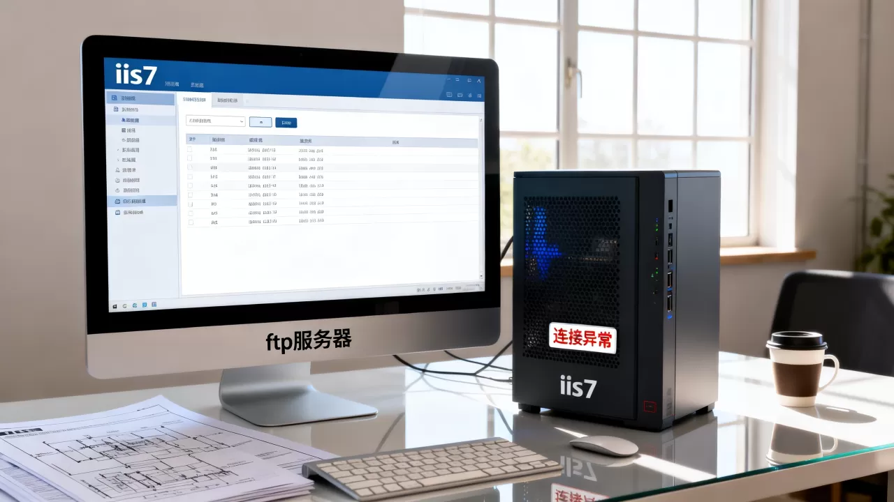 为什么ftp服务器打开后是iis7？，怎么解决？