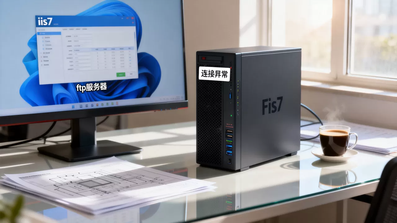 为什么ftp服务器打开后是iis7？，怎么解决？