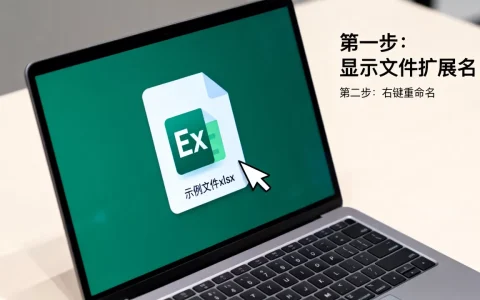 Excel后缀怎么更改，文件扩展名修改方法有哪些