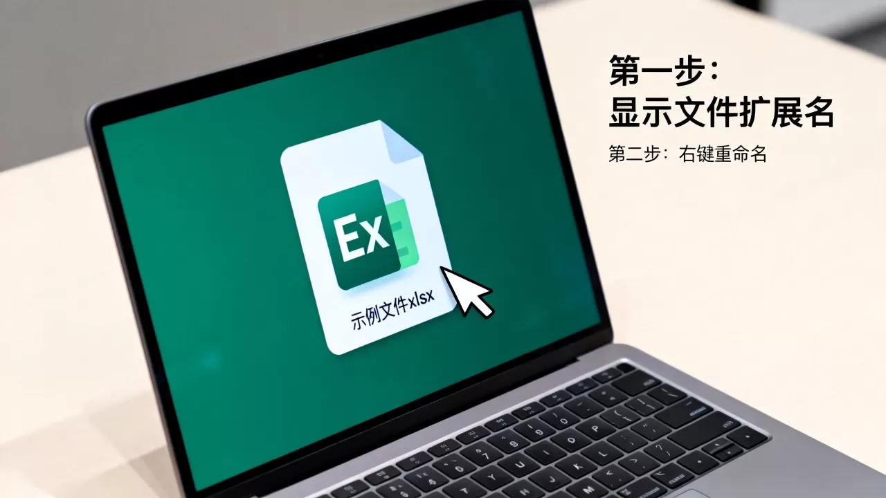 Excel后缀怎么更改，文件扩展名修改方法有哪些